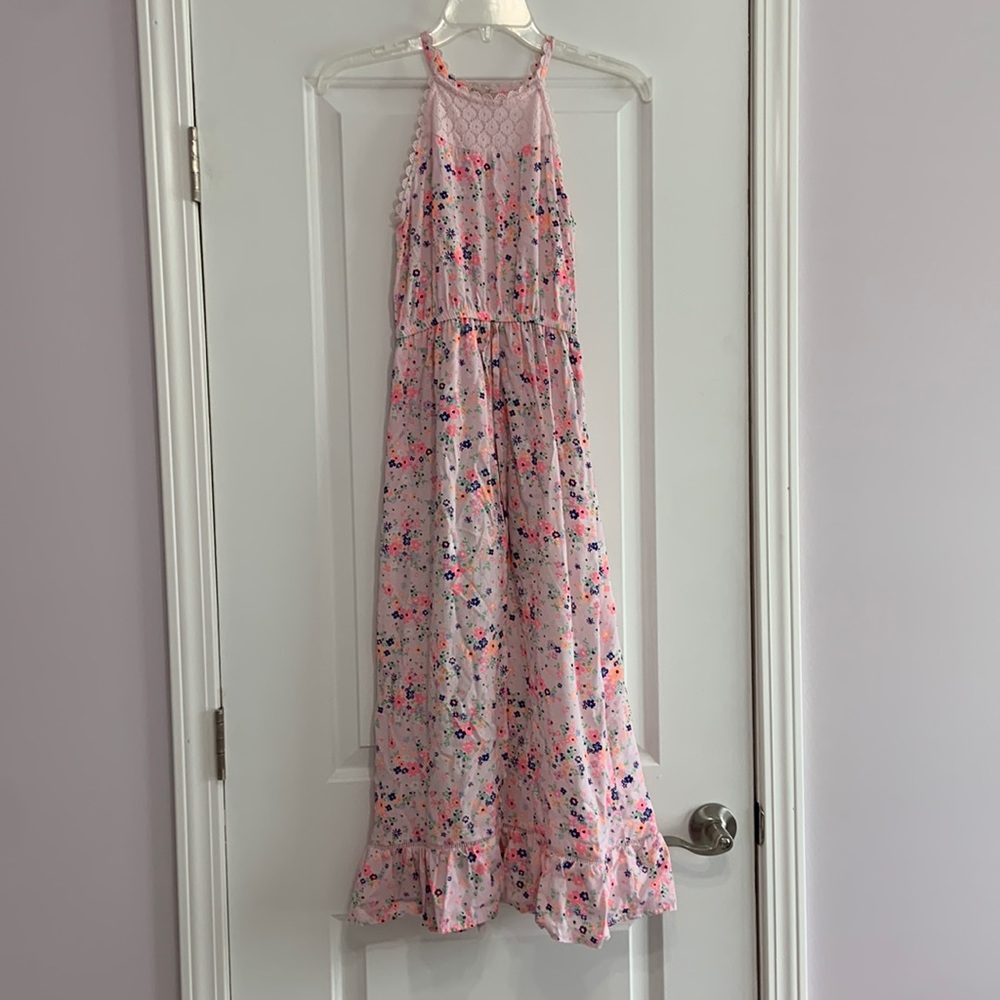 Girl’s Walk-Thru Pink Floral Dress